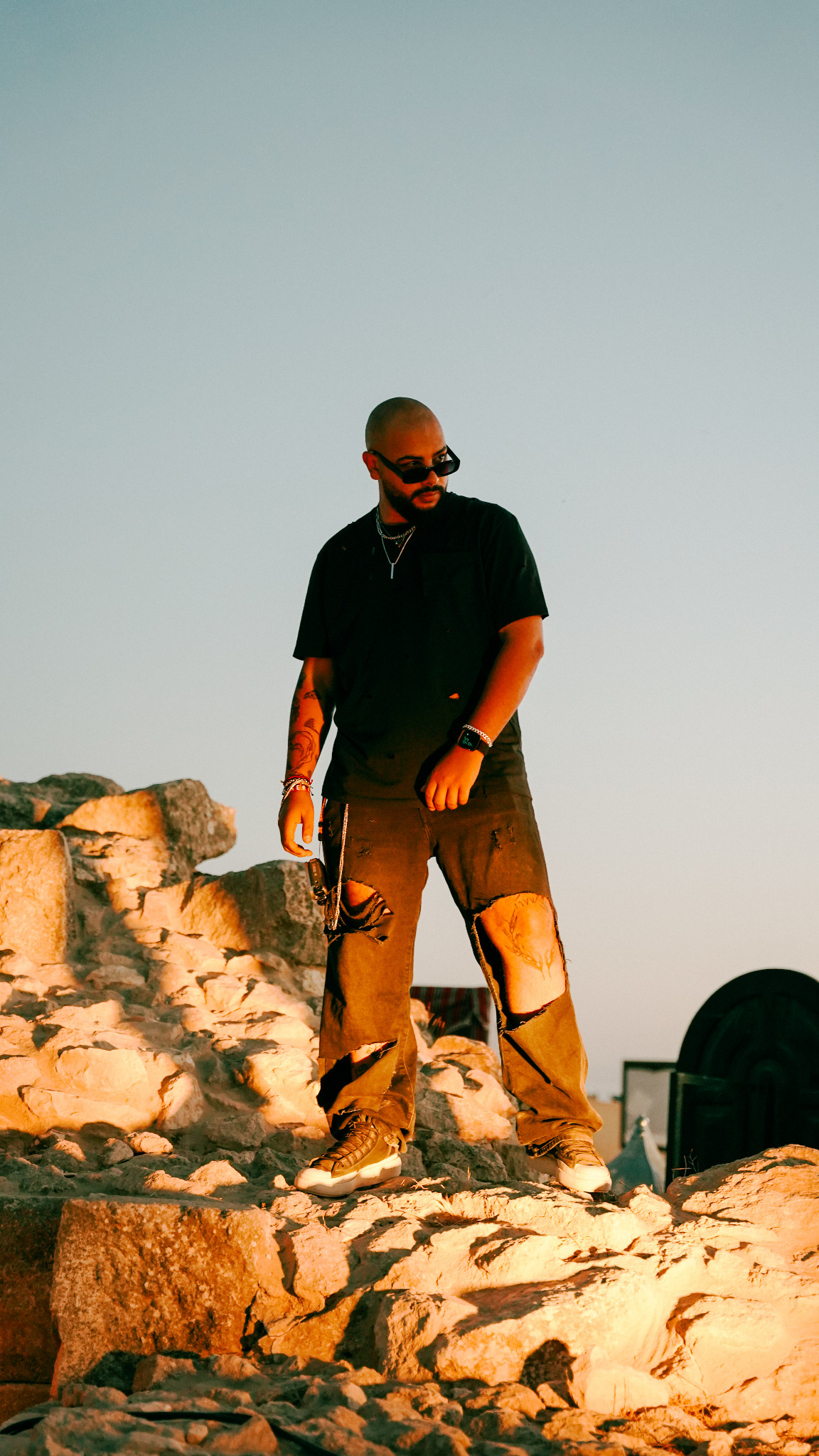 Abdullah Ayyad photographed in Petra, Jordan